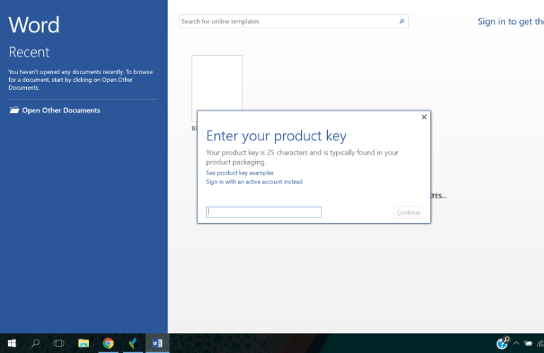 find office 2013 product key on my account