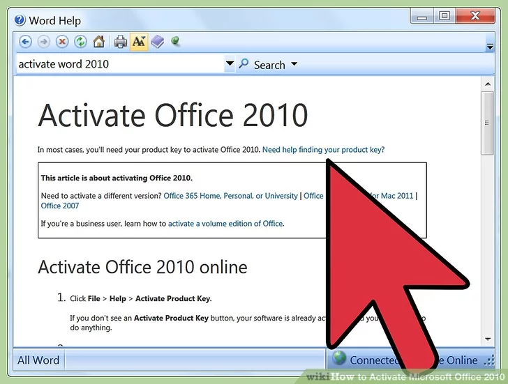 Como activar office 2010